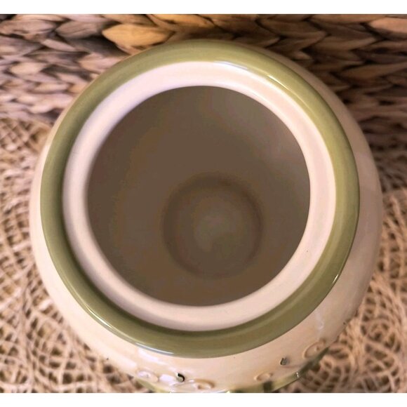 Amscan Coffee Cookie Jar "A Cup of Coffee Shared w/ a Friend is Happiness", EUC - Picture 8 of 10